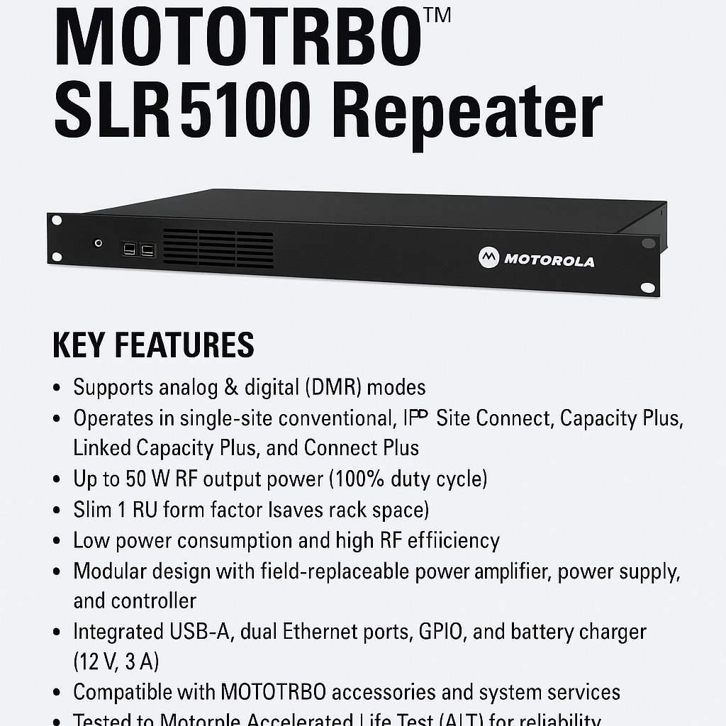 MOTOTRBO™ SLR5100 Repeater - Image 2