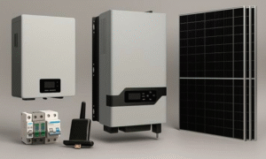 MEDIUM OF ENERGY ALTERNATE PANEL SOLAR AND BATTERY BACKUP  D&V WJA-5859