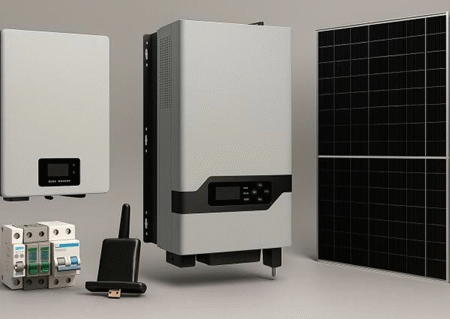 MEDIUM OF ENERGY ALTERNATE PANEL SOLAR AND BATTERY BACKUP  D&V WJA-5859